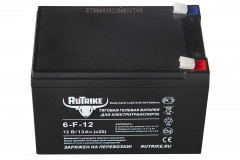 Тяговый гелевый аккумулятор RuTrike 6-F-12 (12V13A/H C20) Тяговый гелевый аккумулятор RuTrike 6-F-12 (12V13A/H C20)