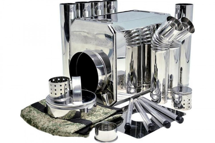 Печь пошехонка Турист 30 л с 3D экранами сталь 0,8мм в Иркутске