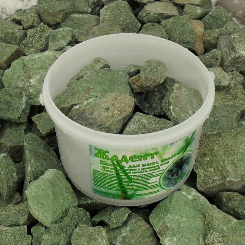 Камни для бани Жадеит колотый 15кг в Иркутске