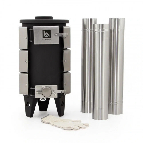 Мультитопливная походная печь Hyggelig LONGHEAT длительного горения в Иркутске