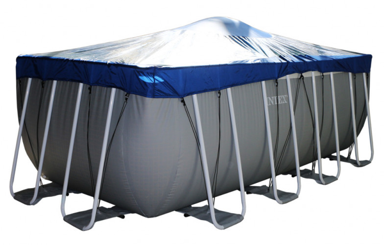 Тент для прямоугольного бассейна Intex/Bestway с надувной подушкой "Фиеста" в Иркутске