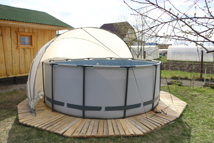 Купол-тент для бассейнов "Фиеста" КОМБИ в Иркутске