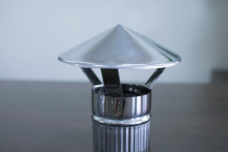 Зонт-дымник на трубу d-80 мм.(нерж) в Иркутске