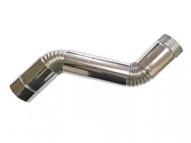 Сегмент трубы S-образный d-80 мм.(нерж.)Инвент в Иркутске