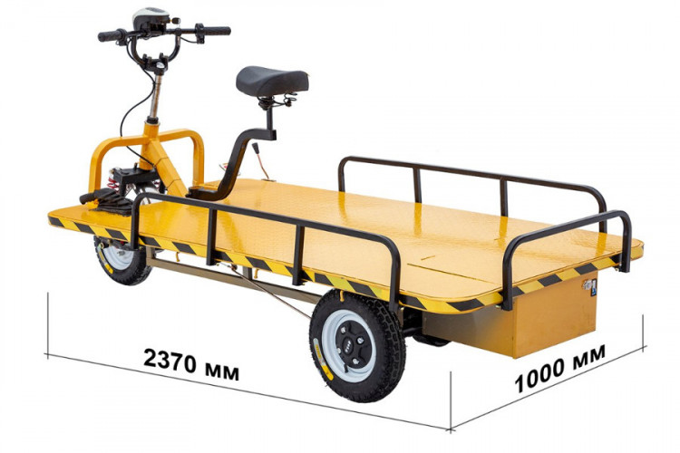 Грузовая электрическая тележка RuTrike ТАКСА ВАЙД в Иркутске