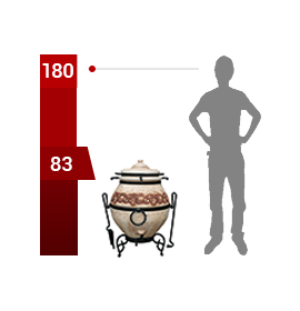 Тандыр Легенды с эффектом кракле в Иркутске