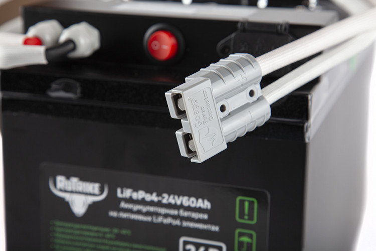 Тяговый железо-фосфатный аккумулятор RuTrike LiFePO4 60V48Ah (60А) в Иркутске
