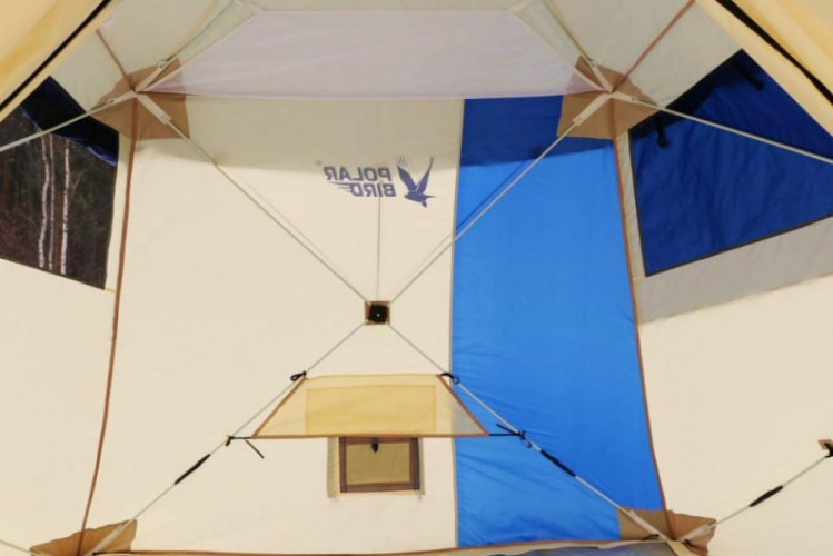 Шатер-тент Polar Bird 4SK Long + Тент-навес в Иркутске