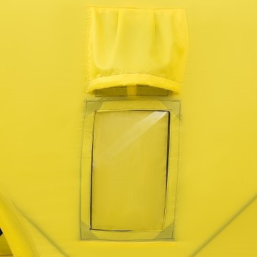 Палатка для рыбалки Helios Куб 1,5х1,5 желто/серый в Иркутске