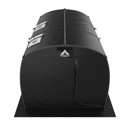 Мобильная баня-палатка МОРЖ Max (Черный) в Иркутске