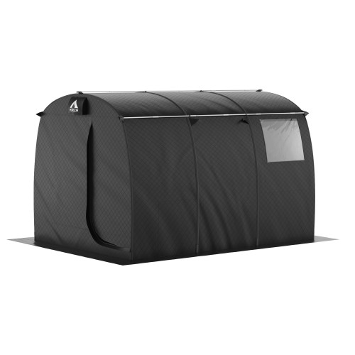 Мобильная баня-палатка МОРЖ Max (Черный) в Иркутске