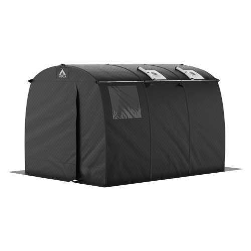 Мобильная баня-палатка МОРЖ Max (Черный) в Иркутске