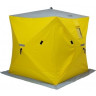 Палатка для рыбалки Helios утепл. Куб 1,8х1,8 желтый/серый в Иркутске