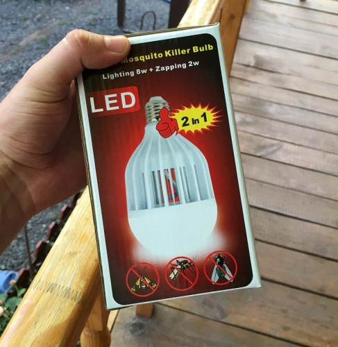 Светодиодная лампа-уничтожитель комаров "LED ZAPPER" в Иркутске