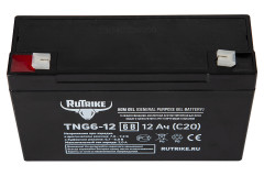 Тяговый гелевый аккумулятор RuTrike TNG 6-12 (6V12A/H C20) Тяговый гелевый аккумулятор RuTrike TNG 6-12 (6V12A/H C20)