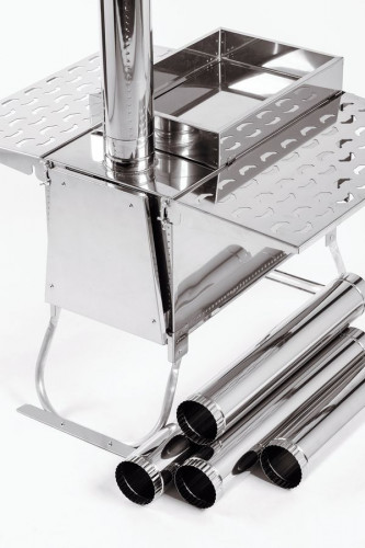 Печь-камин Инвент ПРО Большая в Иркутске