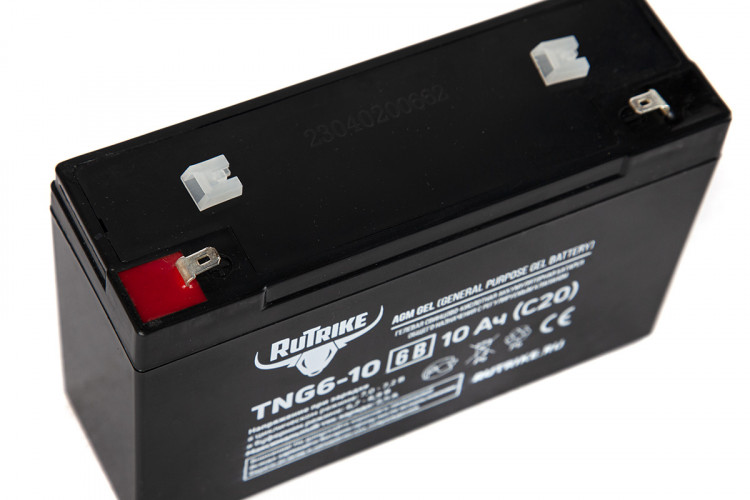 Тяговый гелевый аккумулятор RuTrike TNG 6-10 (6V10A/H C20) в Иркутске