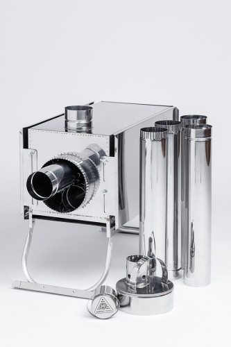 Печь Инвент экономка средняя с регулирующимися экранами в сумке в Иркутске