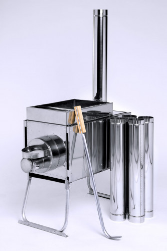 Печь Инвент Экономка средняя со стац. экранами в сумке в Иркутске