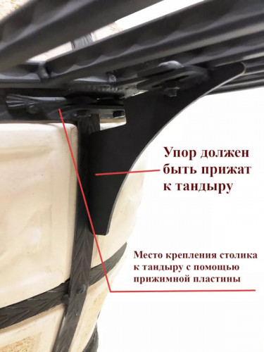 Боковой столик для тандыра в Иркутске