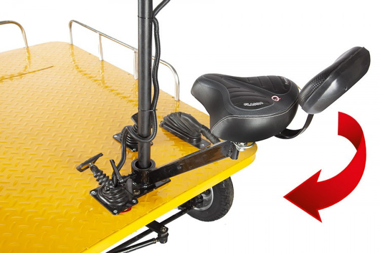 Грузовая электрическая тележка RuTrike СКЛАД 1500 NEW в Иркутске