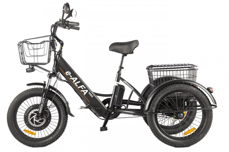 Электрофэтбайк Eltreco Green City e-ALFA Trike в Иркутске