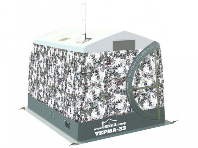 Зимняя палатка Терма-33 в Иркутске