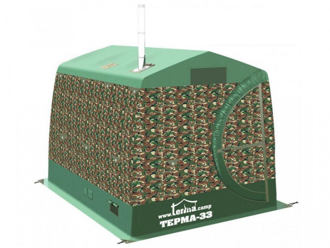 Зимняя палатка Терма-33 в Иркутске
