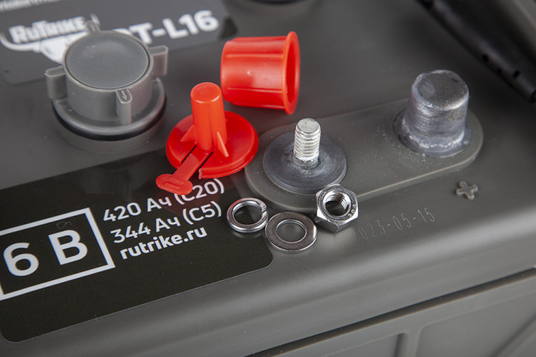 Тяговый аккумулятор RuTrike WET DTL16 (L16H-AC) 6V275A/H C3 в Иркутске