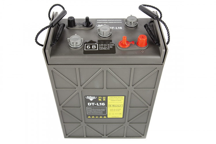Тяговый аккумулятор RuTrike WET DTL16 (L16H-AC) 6V275A/H C3 в Иркутске