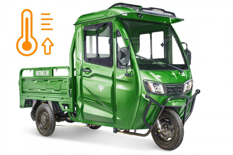 Электротрицикл Rutrike КАРГО Кабина обогрев 1500 грузовой в Иркутске