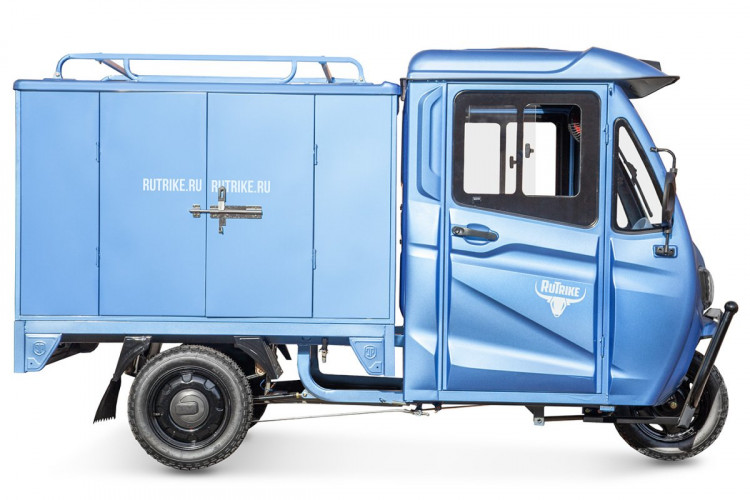 Электротрицикл Rutrike КАРГО Кабина Дуал обогрев 1500 фургон в Иркутске