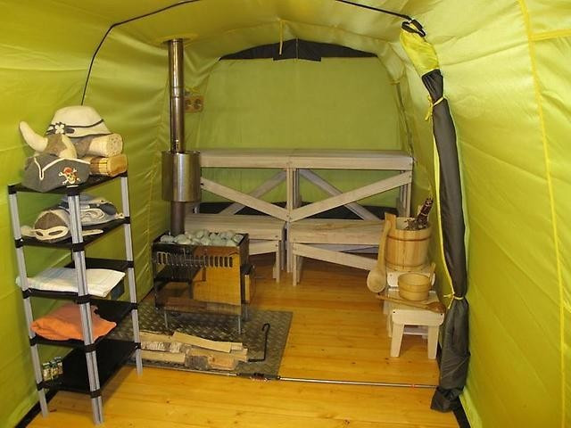 Зимняя палатка Терма-42 в Иркутске