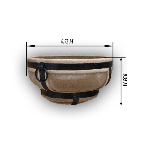 Очаг для костра большой Подсолнух в Иркутске