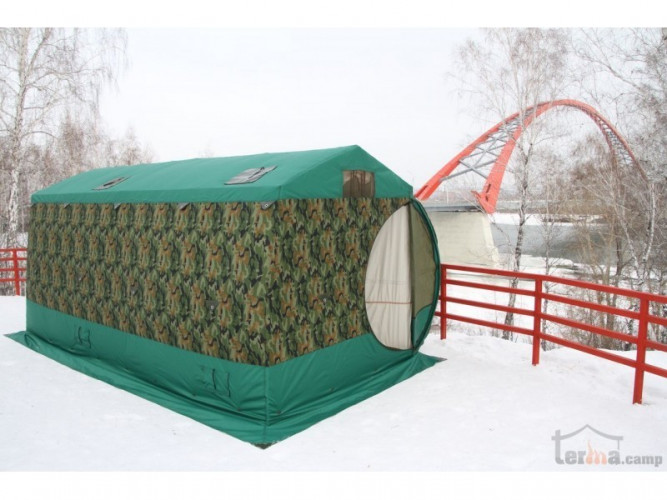 Зимняя палатка Терма-44 в Иркутске