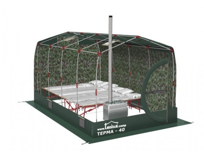 Зимняя палатка Терма-44 в Иркутске