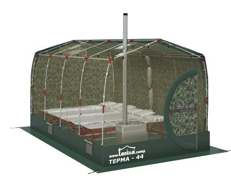 Зимняя палатка Терма-44 в Иркутске