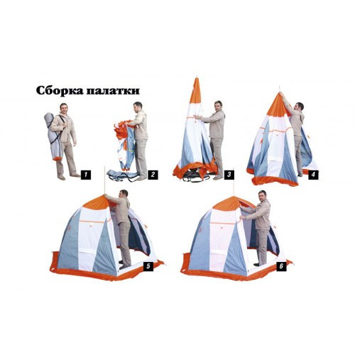 Палатка для рыбалки Нельма-3 Люкс в Иркутске