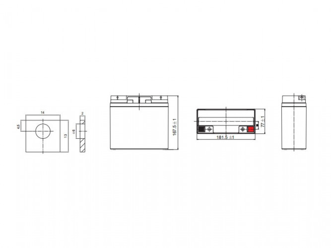 Аккумулятор Leoch DJW 12-18 (12 В, 18 Ач) в Иркутске