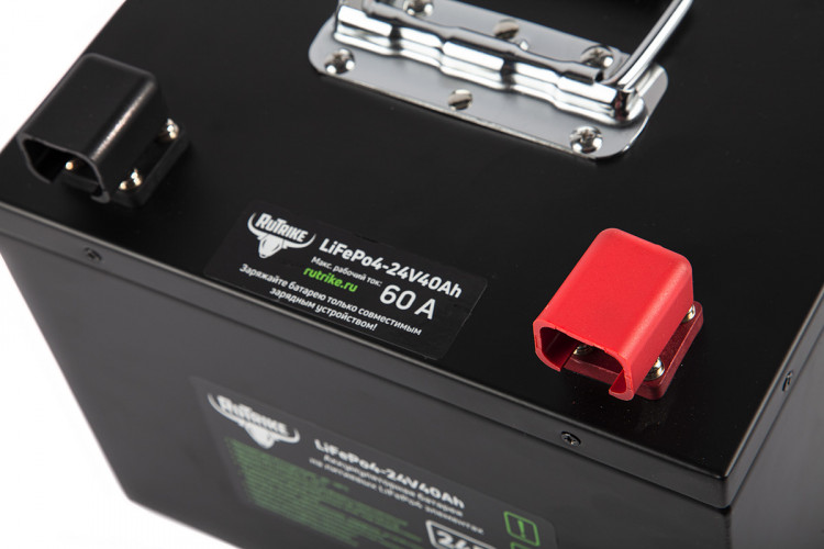 Тяговый железо-фосфатный аккумулятор RuTrike LiFePO4 24V40Ah (60A) в Иркутске