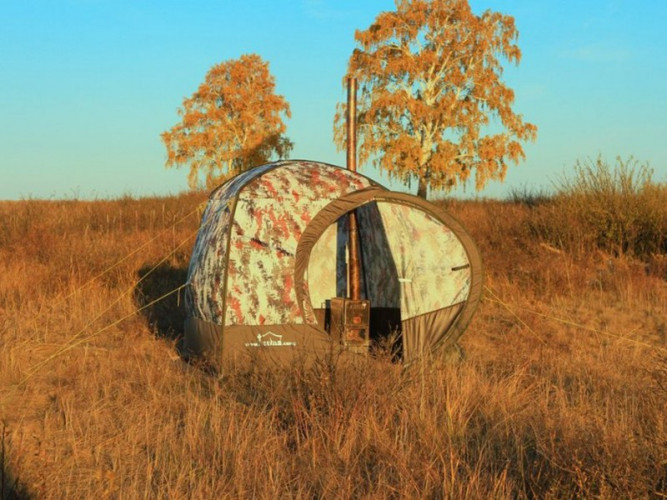 Мобильная баня ТЕРМА-10 с 1 окном (походная) в Иркутске
