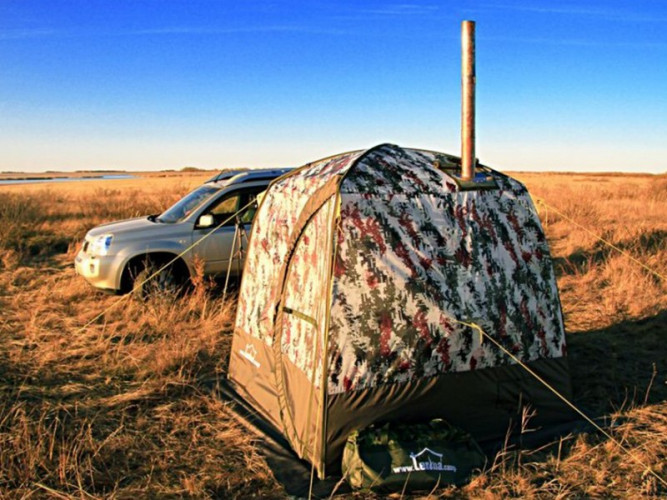 Мобильная баня ТЕРМА-10 с 1 окном (походная) в Иркутске