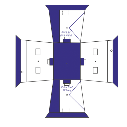 Зимняя палатка Polar Bird 3T Long компакт в Иркутске