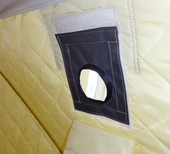 Накладка на окно под газоотводную трубу Снегирь в Иркутске