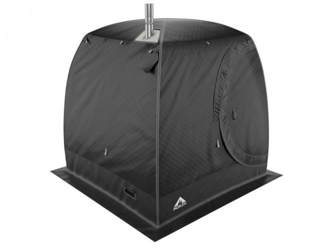 Мобильная баня-палатка МОРЖ LUX черный в Иркутске