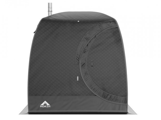 Мобильная баня-палатка МОРЖ LUX черный в Иркутске